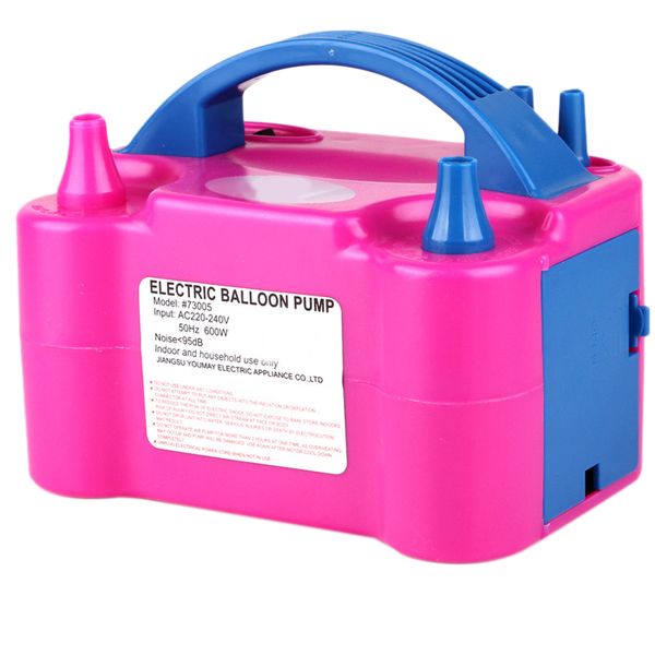 mini fashion portable electric balloon air pump inflatable double nozzle gas blower 220v eu plug
mini fashion portable electric balloon air pump inflatable double nozzle gas blower 220v eu plug