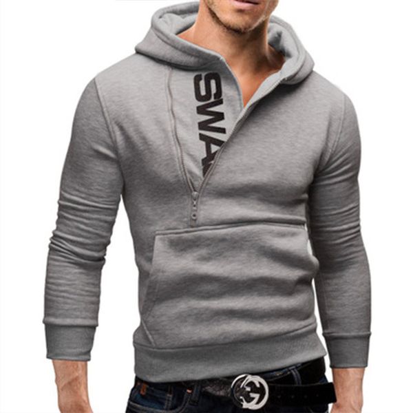 mens brand zipper hooded sweatshirt 2019 autumn fashion tracksuit sweatshirt slim fit long sleeves pullover hoody sports sweatshirts, Black
mens brand zipper hooded sweatshirt 2019 autumn fashion tracksuit sweatshirt slim fit long sleeves pullover hoody sports sweatshirts, Black