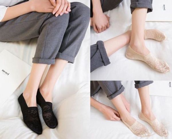summer women ladies girl cotton lace floral invisible no show peds low cut socks slippers sockken antii-slip ankle high socks, Black;white
summer women ladies girl cotton lace floral invisible no show peds low cut socks slippers sockken antii-slip ankle high socks, Black;white