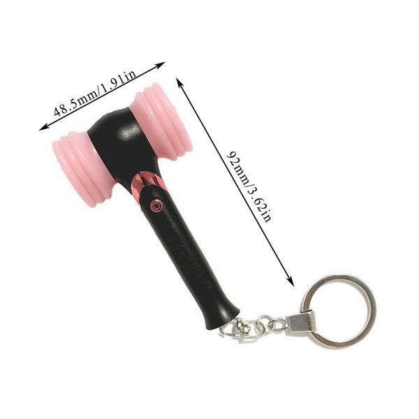 kpop blackpink light stick key ring jennie jisoo lisa rose mimi concert glow lamp light stick key ring concert lamp key chain