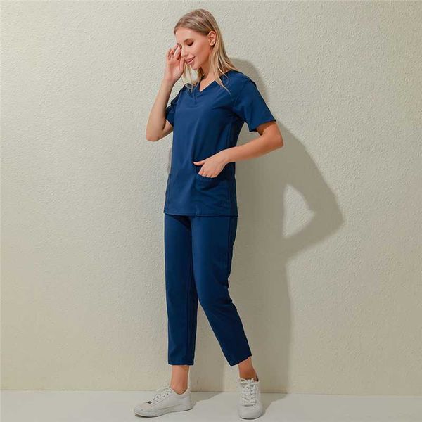 new two piece ladies sets solid color short sleeved trousers with pockets casual ladies sets, Gray
new two piece ladies sets solid color short sleeved trousers with pockets casual ladies sets, Gray