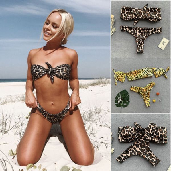 short sleeve leopard bikini women swimsuit swimwear 2020 summer shoulderless bathing suit beach strapless bikini set new, White;black
short sleeve leopard bikini women swimsuit swimwear 2020 summer shoulderless bathing suit beach strapless bikini set new, White;black