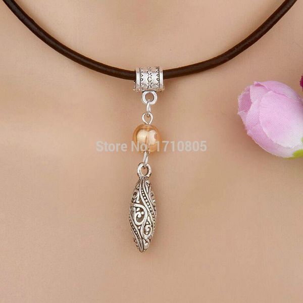 10pcs alloy ancient silver geometric shape multi glass bead charm pendant leather rope necklace women jewelry valentine's day present
10pcs alloy ancient silver geometric shape multi glass bead charm pendant leather rope necklace women jewelry valentine's day present