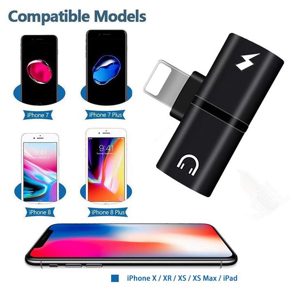For iphone x 10 7 8 plu audio charging dual adapter plitter cable for lightning jack to earphone aux cable connector converter
For iphone x 10 7 8 plu audio charging dual adapter plitter cable for lightning jack to earphone aux cable connector converter