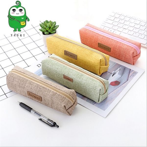 think creative custom design pencil pouch cute canvas pencil bag high capacity contracted case for student
think creative custom design pencil pouch cute canvas pencil bag high capacity contracted case for student