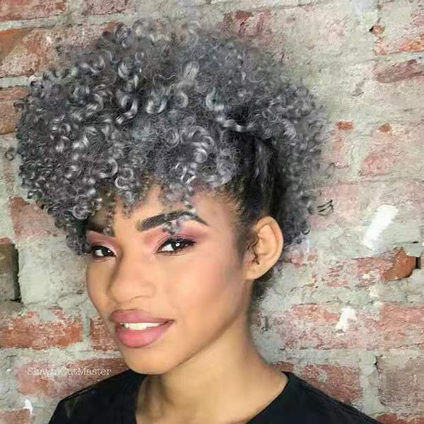100% real human hair scrunchie bun up do ponytail hair pieces wavy curly or messy silver grey hair ponytail extension 120g 140g, Black
100% real human hair scrunchie bun up do ponytail hair pieces wavy curly or messy silver grey hair ponytail extension 120g 140g, Black