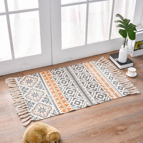 retro bohemian hand woven cotton linen carpet rug bedside rug geometric floor mat living room bedroom carpet home decor
retro bohemian hand woven cotton linen carpet rug bedside rug geometric floor mat living room bedroom carpet home decor