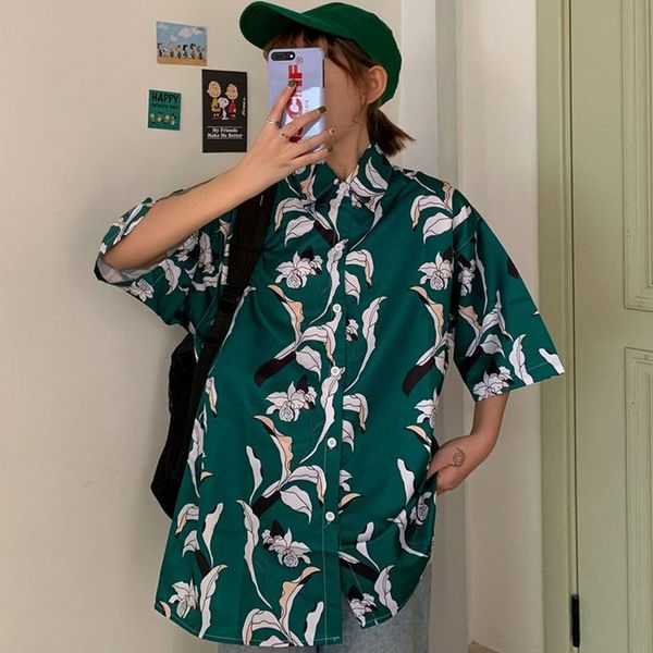 women's blouses & shirts turn-down collar half-sleeve womens shirt plus size dark green women 2021 ladies printing preppy student, White
women's blouses & shirts turn-down collar half-sleeve womens shirt plus size dark green women 2021 ladies printing preppy student, White