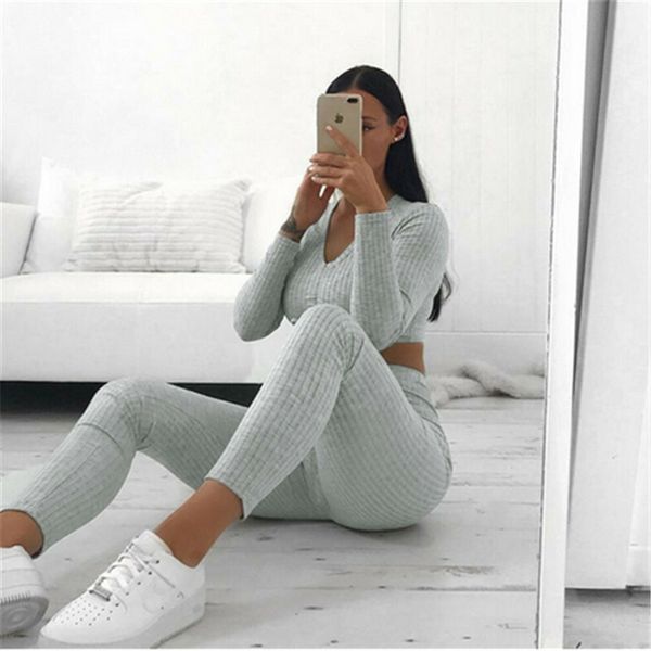 women 2020 chic sportswear drawstrings v neck knitted crop long pants yoga set gym fitness running workout leggings, White;red
women 2020 chic sportswear drawstrings v neck knitted crop long pants yoga set gym fitness running workout leggings, White;red