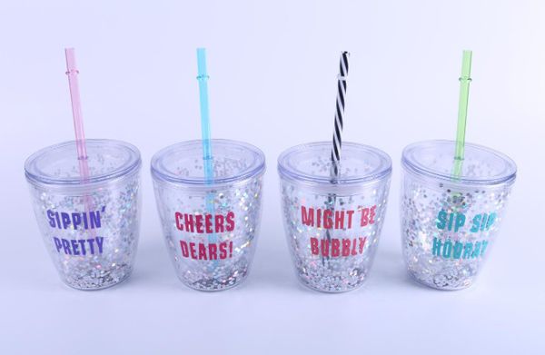 the latest creative universal drink round solid color straw cup environmental protection with sequin double plastic ye cup
the latest creative universal drink round solid color straw cup environmental protection with sequin double plastic ye cup