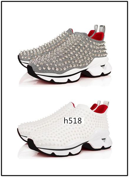 red bottom spike sock casual shoes, red sole flats with krystal spikes, 30mm black & white women & men sneakers 4
red bottom spike sock casual shoes, red sole flats with krystal spikes, 30mm black & white women & men sneakers 4