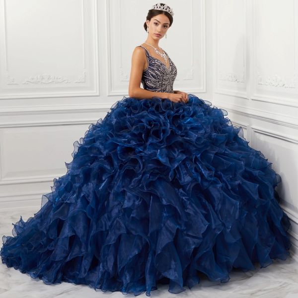 navy beaded ball gown quinceanera dresses v neckline cascading ruffles organza prom gowns sweep train sweet 15 dress243i, Blue;red
navy beaded ball gown quinceanera dresses v neckline cascading ruffles organza prom gowns sweep train sweet 15 dress243i, Blue;red
