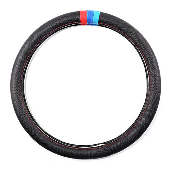 углеродное волокно стиль кожа руль обложка protector слип-on для m sport car styling аксессуары 
углеродное волокно стиль кожа руль обложка protector слип-on для m sport car styling аксессуары