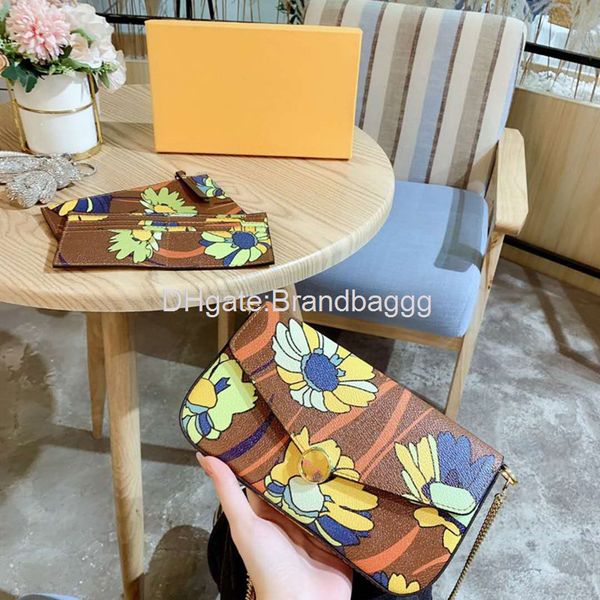 2020 fashion women crossbody bag letter luxury three piece set floral design shoulder brand bag wallet with logo box
2020 fashion women crossbody bag letter luxury three piece set floral design shoulder brand bag wallet with logo box
