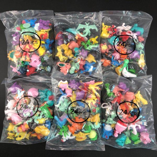 144 pc et 2 3cm pikachu action figure mini action figure charizard model toy collection anime kid doll