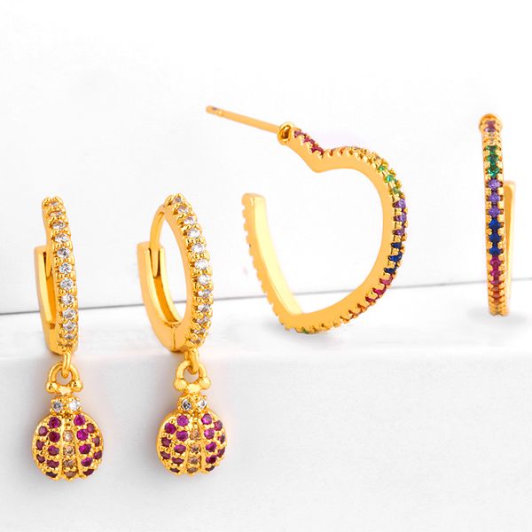 trendy heart zirconia rainbow earrings cz small gold filled drop earrings for women pendientes nina rainbow jewelry drpe-32, Silver
trendy heart zirconia rainbow earrings cz small gold filled drop earrings for women pendientes nina rainbow jewelry drpe-32, Silver