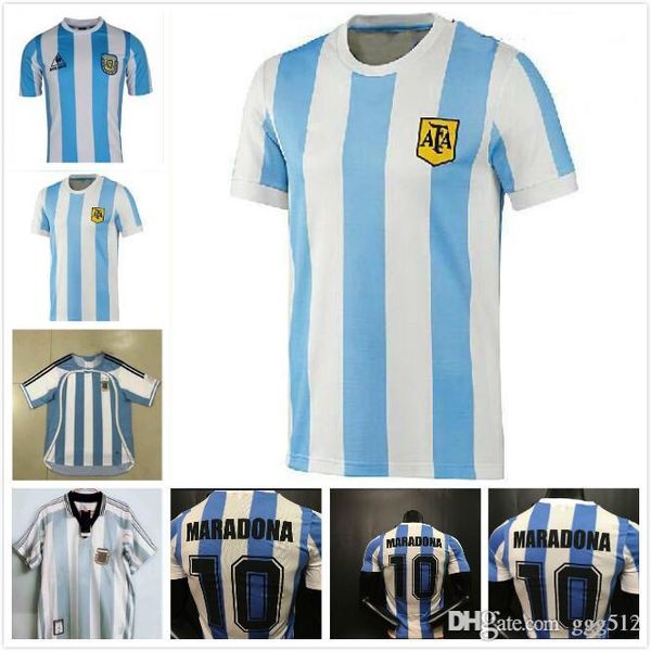 1986 argentina home retro version soccer jersey messi maradona caniggia 1978 quality football shirt batistuta 1998, Black;yellow
1986 argentina home retro version soccer jersey messi maradona caniggia 1978 quality football shirt batistuta 1998, Black;yellow