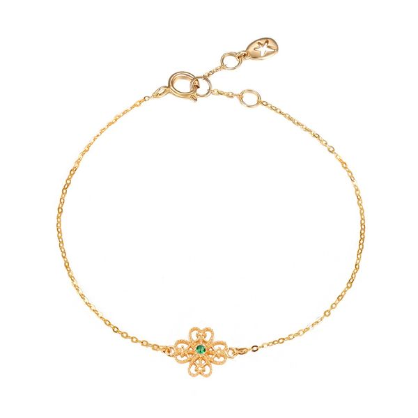 enzo pure 18k yellow gold 1pc/0.02ct emerald bracelet for women girls female fine jewelry au750 genuine real solid chain party, Golden;silver
enzo pure 18k yellow gold 1pc/0.02ct emerald bracelet for women girls female fine jewelry au750 genuine real solid chain party, Golden;silver