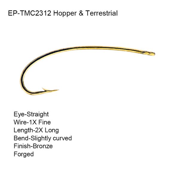 100pcs eupheng ep-tmc2312 dry fishing hook bronze color flies hooks fishing hooks for stone flies caddis and hopper
100pcs eupheng ep-tmc2312 dry fishing hook bronze color flies hooks fishing hooks for stone flies caddis and hopper