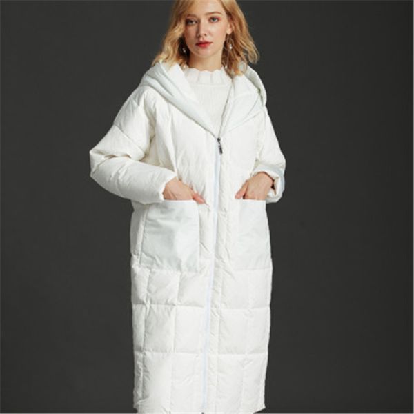 2019 new arrival women winter down coat solid color stand collar warm outerwear female winter coat x-long slim down jacket t344, Black
2019 new arrival women winter down coat solid color stand collar warm outerwear female winter coat x-long slim down jacket t344, Black