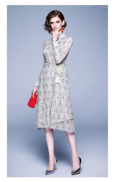 dresses mesh flora elegant slim irregular skirt sheer long sleeved high collar fashion women party dresses lace designer women, Black;gray
dresses mesh flora elegant slim irregular skirt sheer long sleeved high collar fashion women party dresses lace designer women, Black;gray