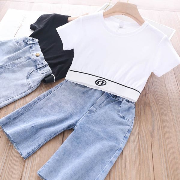 2020 summer girls sets printed letters fashion t shirt and pants children's clothing wholesale, White
2020 summer girls sets printed letters fashion t shirt and pants children's clothing wholesale, White