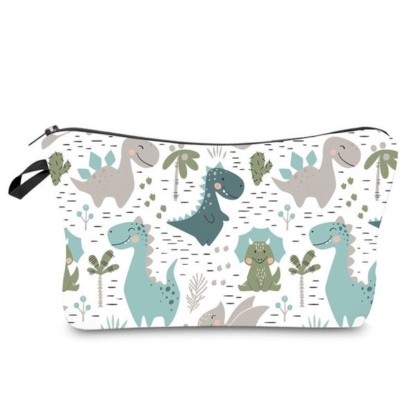 digital printing waterproof cosmetic bag dinosaur pattern handbag women multi-function travel storage bag
digital printing waterproof cosmetic bag dinosaur pattern handbag women multi-function travel storage bag
