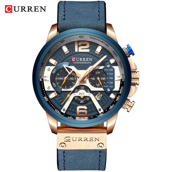 curren men sports watches blue watches men's quartz clock man casual waterproof wrist watch relogio gift, Slivery;brown
curren men sports watches blue watches men's quartz clock man casual waterproof wrist watch relogio gift, Slivery;brown