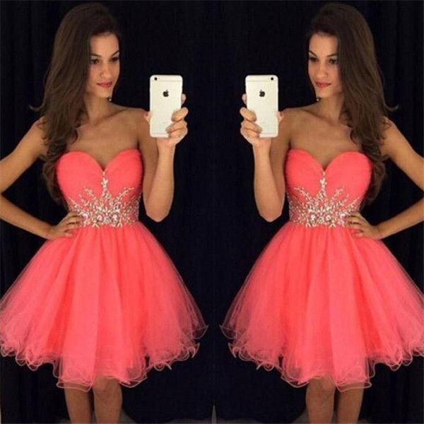 fuchsia 2019 homecoming dresses a-line sweetheart short mini organza beaded crystals elegant cocktail dresses, White;black
fuchsia 2019 homecoming dresses a-line sweetheart short mini organza beaded crystals elegant cocktail dresses, White;black