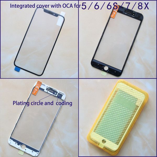 3-in-1 lcd front screen glass+bezel frame+oca for iphone 6 6s 7 8 8plus outside glass lens repair replacement
3-in-1 lcd front screen glass+bezel frame+oca for iphone 6 6s 7 8 8plus outside glass lens repair replacement