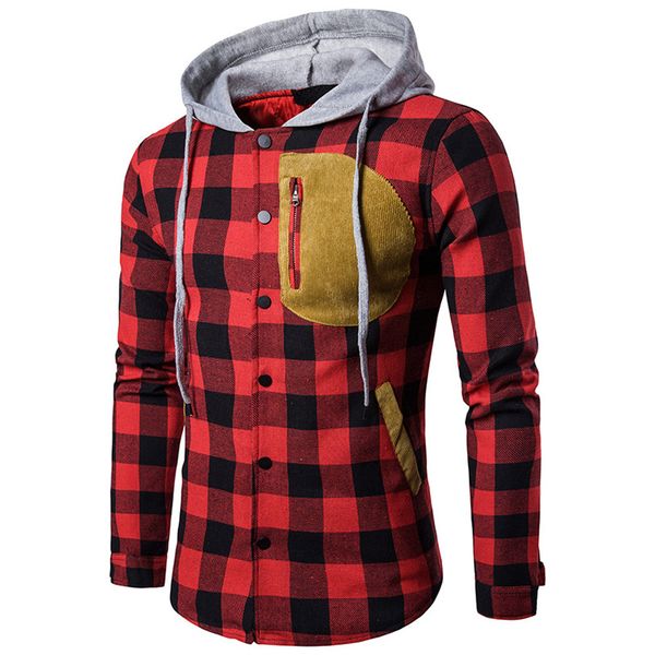 autumn men hoodies jacket plaid long sleeve hooded sweatshirt with pocket single breasted casual men hoodies blouse pullover, Black
autumn men hoodies jacket plaid long sleeve hooded sweatshirt with pocket single breasted casual men hoodies blouse pullover, Black