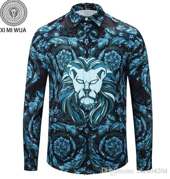 2018 fall winter collection medusa business casual men's long sleeve shirt lapel flower wave button stripe graffiti fashion style c105, White;black
2018 fall winter collection medusa business casual men's long sleeve shirt lapel flower wave button stripe graffiti fashion style c105, White;black