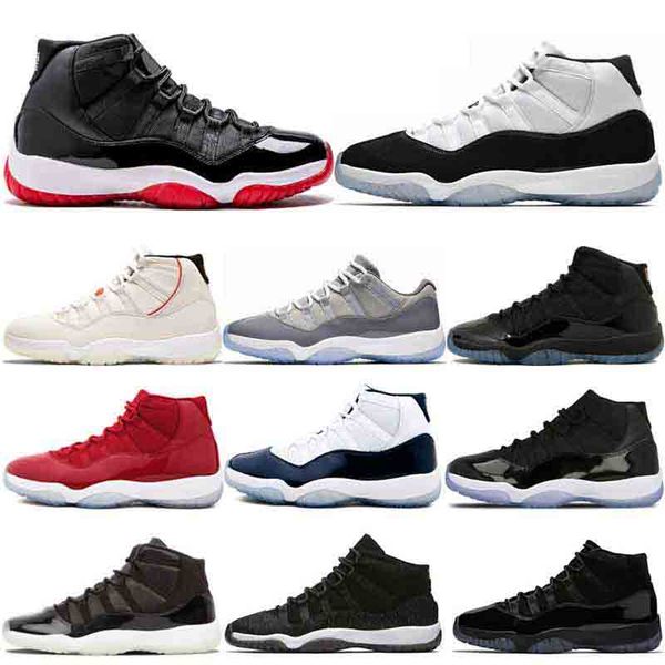 With tag X Classic 11 11s Basketball Shoes for Men Women Bred High Gym Red Prom Night Cool Grey Navy gum Sports Trainers shoes
With tag X Classic 11 11s Basketball Shoes for Men Women Bred High Gym Red Prom Night Cool Grey Navy gum Sports Trainers shoes