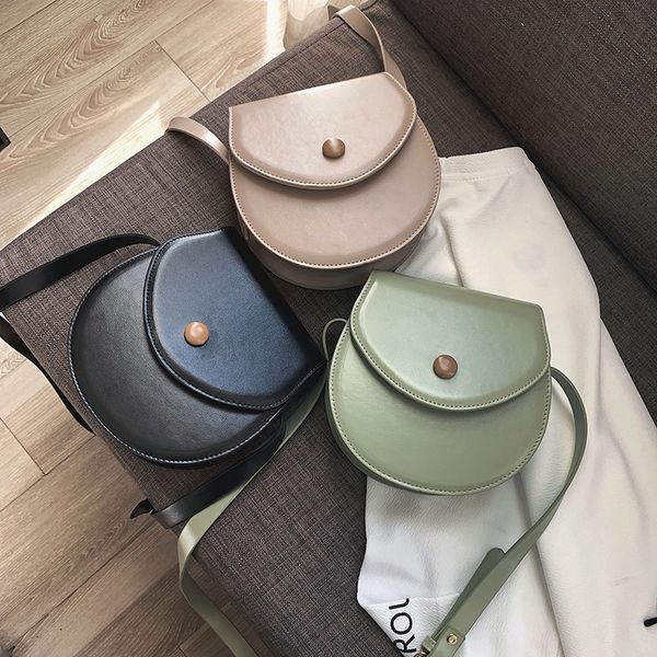 spring and summer new textured bag women's messenger bag retro temperament saddle shoulder
spring and summer new textured bag women's messenger bag retro temperament saddle shoulder