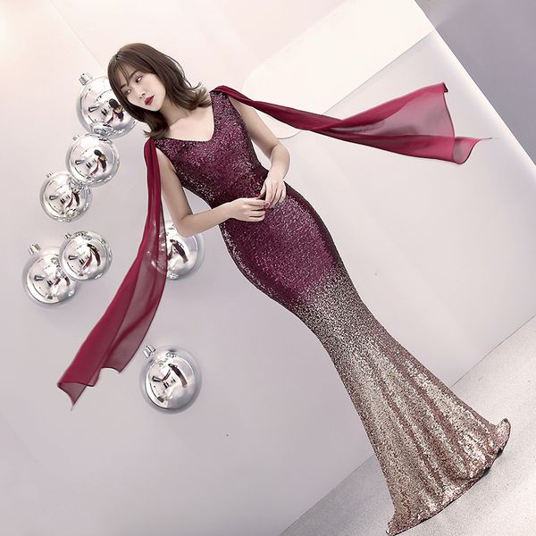 party dresses evening dress v neck mermaid sequin formal gown long women vestidos de noche largos talla grande, White;black
party dresses evening dress v neck mermaid sequin formal gown long women vestidos de noche largos talla grande, White;black