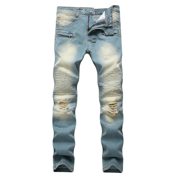 2019 brand european style stretch men jeans luxury men's denim trousers slim straight deep blue gentleman hip hop street pants
2019 brand european style stretch men jeans luxury men's denim trousers slim straight deep blue gentleman hip hop street pants