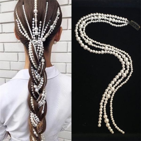 simulated pearl long tassel/chain bridal wedding hair accessories hair clip women party wedding accessories hair jewelry fnqwz, Black
simulated pearl long tassel/chain bridal wedding hair accessories hair clip women party wedding accessories hair jewelry fnqwz, Black