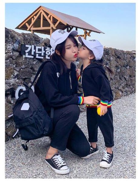 2019 spring autumn long sleeve father daughter baby girl boy t-shirt black clothes family matching outfits family clothing sets, Blue
2019 spring autumn long sleeve father daughter baby girl boy t-shirt black clothes family matching outfits family clothing sets, Blue