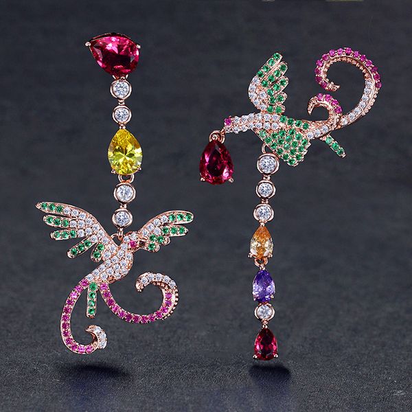 jinzeyi charm earrings for women bird earrings phoenix crystal zircon jewelry fantasy girl in pink gold dangle earring gift, Silver
jinzeyi charm earrings for women bird earrings phoenix crystal zircon jewelry fantasy girl in pink gold dangle earring gift, Silver