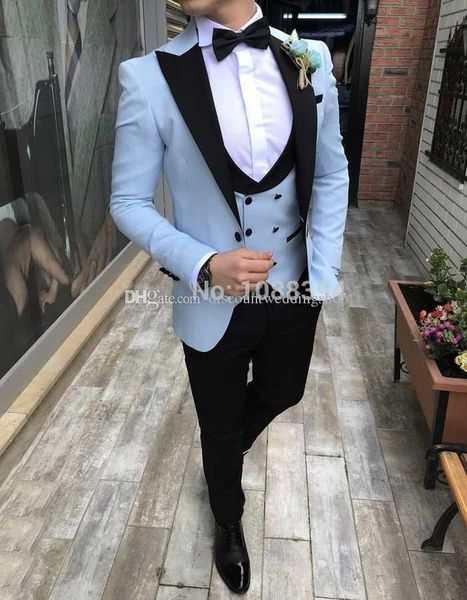 new arrival light blue groom tuxedos peak lapel slim fits men wedding party dress 3 pieces business suits (jacket+pants+vest+tie) k156, Black;gray
new arrival light blue groom tuxedos peak lapel slim fits men wedding party dress 3 pieces business suits (jacket+pants+vest+tie) k156, Black;gray