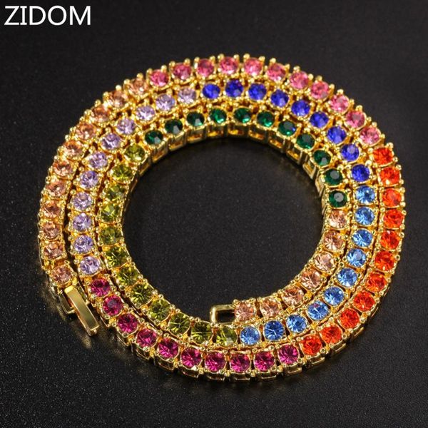 men hip hop multicolor tennis chain necklace male hiphop iced out bling chains necklaces charm jewelry gifts, Silver
men hip hop multicolor tennis chain necklace male hiphop iced out bling chains necklaces charm jewelry gifts, Silver
