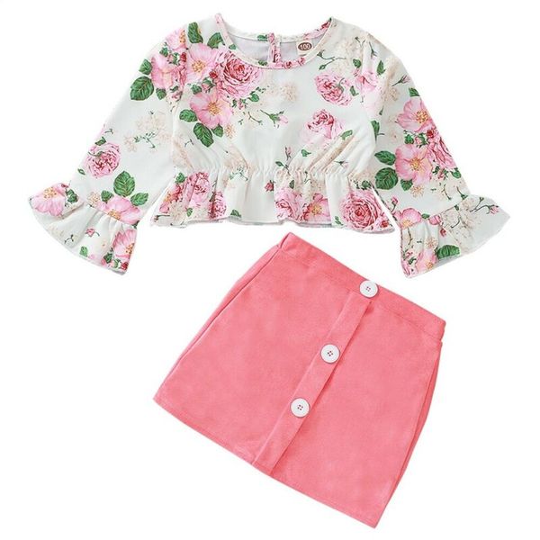 lovely newborn kid baby girl clothes sets 1-5y long sleeve floral t shirt & mini skirts outfit 2pcs, White
lovely newborn kid baby girl clothes sets 1-5y long sleeve floral t shirt & mini skirts outfit 2pcs, White