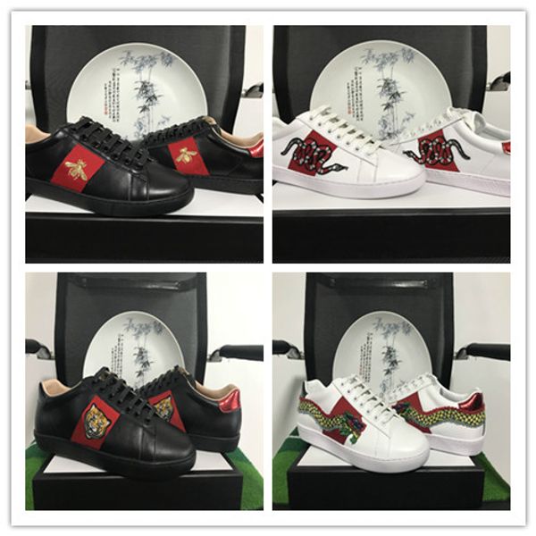 new designer men shoes with embroidery bee women designer sneaker man casual ace shoes green red stripe size 35-46
new designer men shoes with embroidery bee women designer sneaker man casual ace shoes green red stripe size 35-46