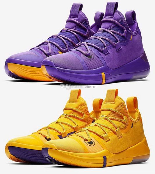 kobe ad lakers purple gold shoes for sales 2019 online sports basketball shoes store with box us7-us12, Black
kobe ad lakers purple gold shoes for sales 2019 online sports basketball shoes store with box us7-us12, Black