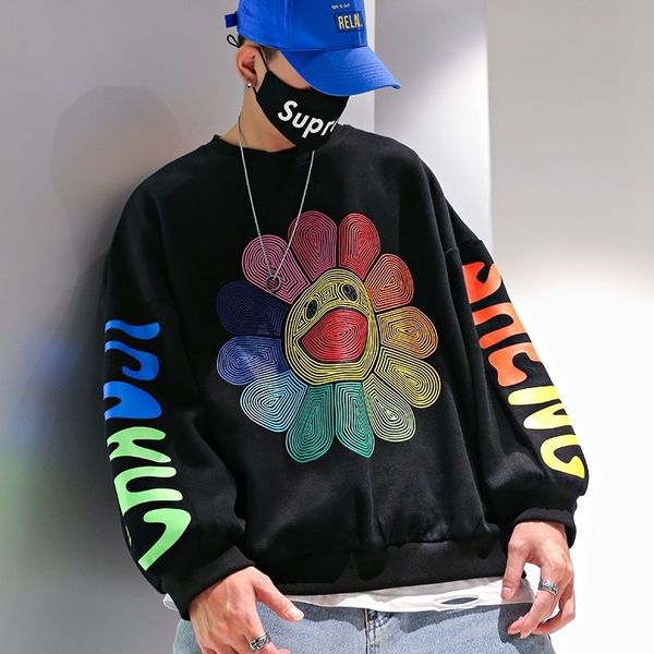 hip-hop long-sleeve men sweatshirt hoodie print tiktok clothe causal loose streetwear o-neck 2020 couples hoodies, Black
hip-hop long-sleeve men sweatshirt hoodie print tiktok clothe causal loose streetwear o-neck 2020 couples hoodies, Black