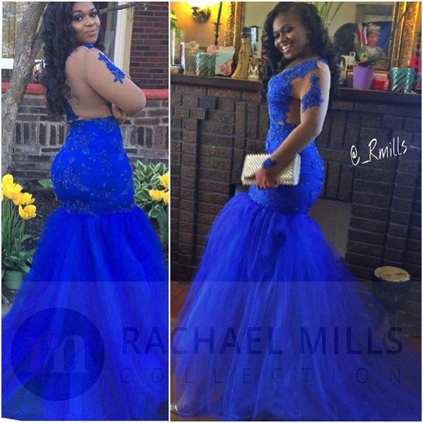 2K17 Royal Blue African Prom Dresses Mermaid 2019 Long Sleeves Backless Lace Evening Gowns Sexy Black Girls Party Gowns
2K17 Royal Blue African Prom Dresses Mermaid 2019 Long Sleeves Backless Lace Evening Gowns Sexy Black Girls Party Gowns