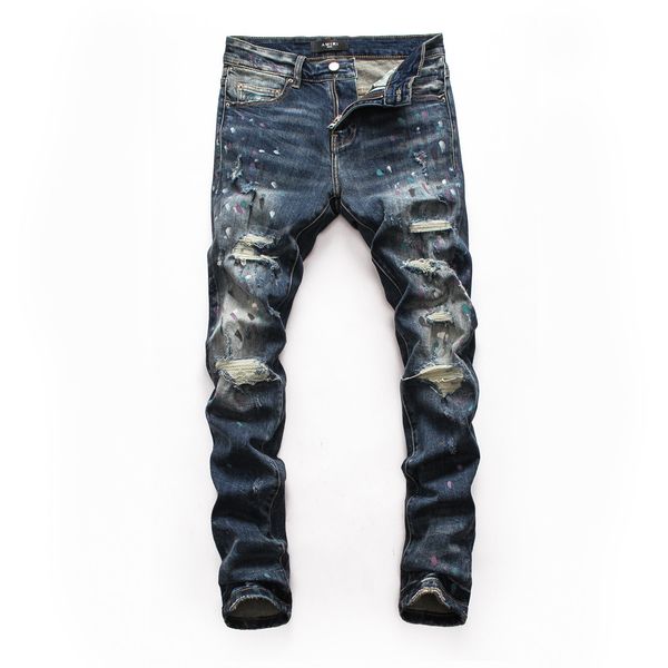 мужские проблемные ripped байкер джинсы размер 29 ~ 42 slim fit мотоцикл байкер denim для мужчин марка дизайнер hip hop джинсы налить hommes, Blue
мужские проблемные ripped байкер джинсы размер 29 ~ 42 slim fit мотоцикл байкер denim для мужчин марка дизайнер hip hop джинсы налить hommes, Blue