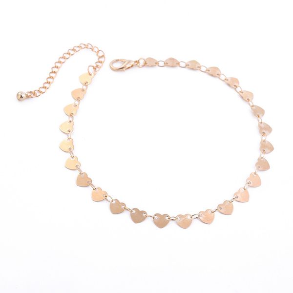 fashion peach heart sequins anklets handmade gold silver foot chain anklet bracelet for women bohemian jewelry, Red;blue
fashion peach heart sequins anklets handmade gold silver foot chain anklet bracelet for women bohemian jewelry, Red;blue