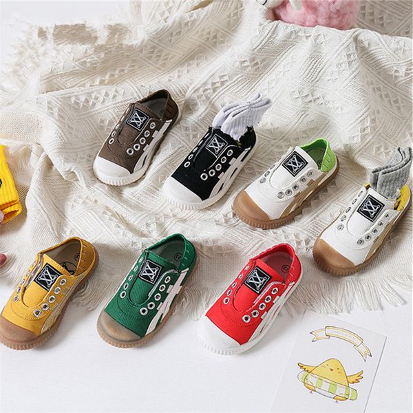 fashion kids canvas shoes boys girls plimsolls slip-on canvas sneakers spring designer sport shoe children breathable platform shoes eu23-30, Black;red
fashion kids canvas shoes boys girls plimsolls slip-on canvas sneakers spring designer sport shoe children breathable platform shoes eu23-30, Black;red