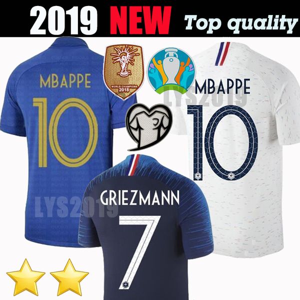 2 stars soccer jersey 2018 mbappe pogba griezmann giroud world cup kante world home away cup football maillot de, Black;yellow
2 stars soccer jersey 2018 mbappe pogba griezmann giroud world cup kante world home away cup football maillot de, Black;yellow
